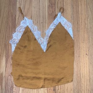Urban outfitters UO silky camisole with lace